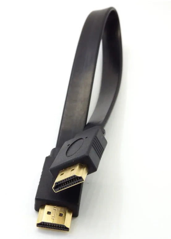 HDMI version 1.4 flat cable with copper wiring available in seven lengths from 0.3m to 10m