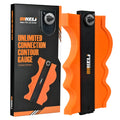 10-inch locking contour gauge with stainless steel pins for woodworking and tiling shape transfer.