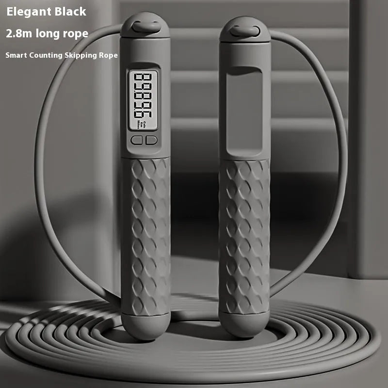 Bearings jump rope for fitness training in a selected colour, showing handles with bearing system and ABS plastic rope.