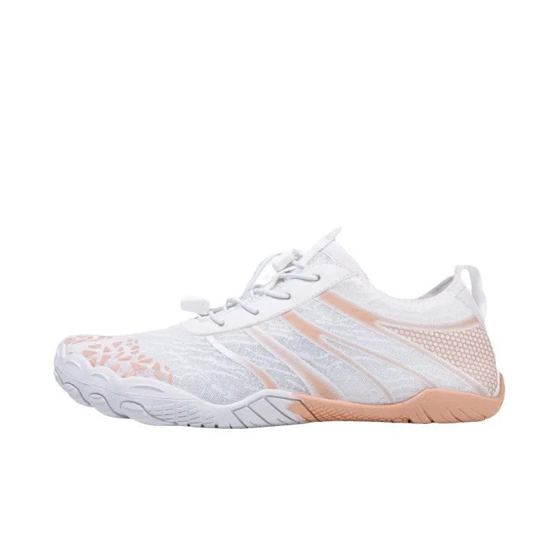 A826 model Lycra stretch fabric beach running shoes for upstream sports, shown in available colours.