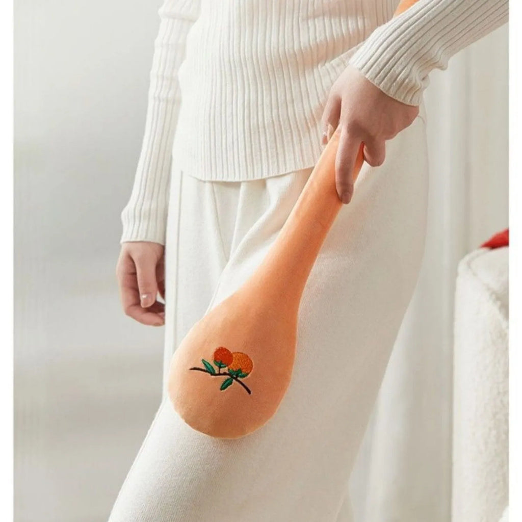 48 cm long manual back pounding percussion massage stick with zipper style design.