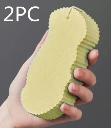 3D fish scale pattern bath sponge exfoliator in multiple colour options including white, grey, pink and light blue