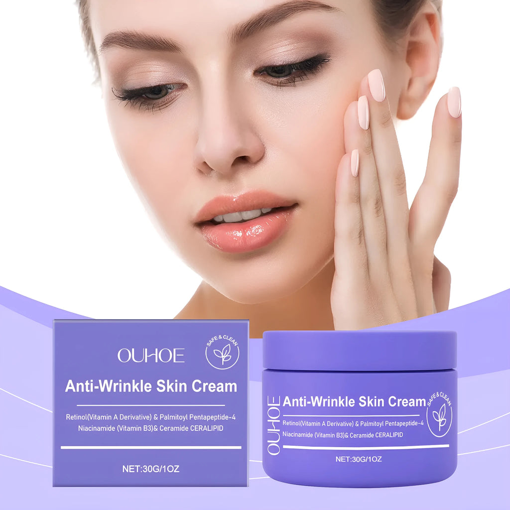 30g pot of daily neck cream with Retinol and Ceramide complex for face and neck skincare