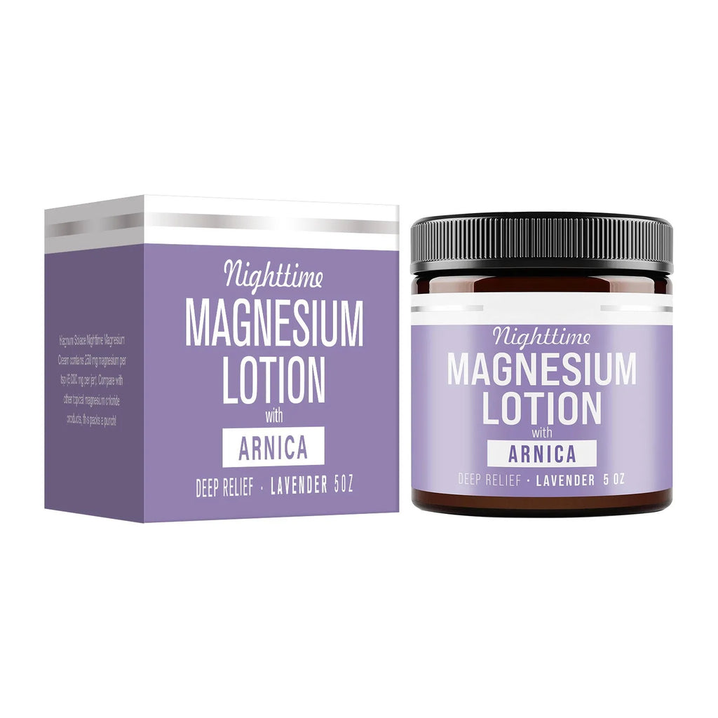150ml magnesium body butter cream jar with shea butter and natural ingredients for skin moisturising