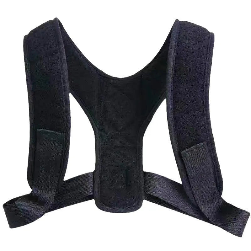Nylon back posture correction belt in free size for anti-humpback support.