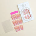 French spot drill bow nail set with super long water pipe design in colour XB-70-48
