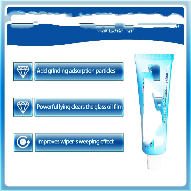 White packaged automotive glass rainproof agent with 15ml capacity and English instructions