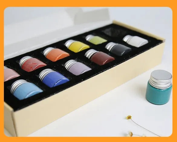 Three 25g tubes of Morandi colour high temperature pottery glaze for ceramic painting.