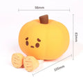 Silicone Pumpkin Lantern Night Light for Bedroom Sleep Lamp Bedside Pat Lamp Sleeping Companion Cartoon Ornaments Children's Night Light with 500mAh Battery Safe and Cute Design