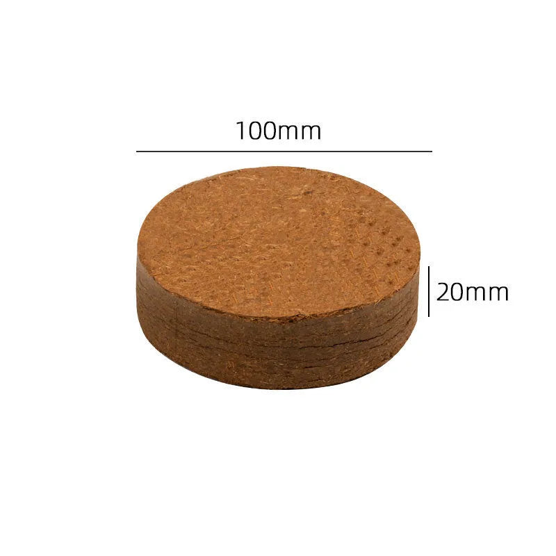 Nutrient soil blocks for vegetable planting and seedling cultivation in various sizes.