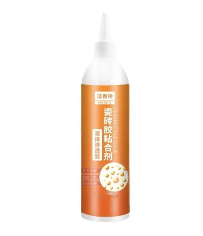 Tile shedding repair injection adhesive in emulsion body with capacities of 80g-500g for cold curing tile bonding