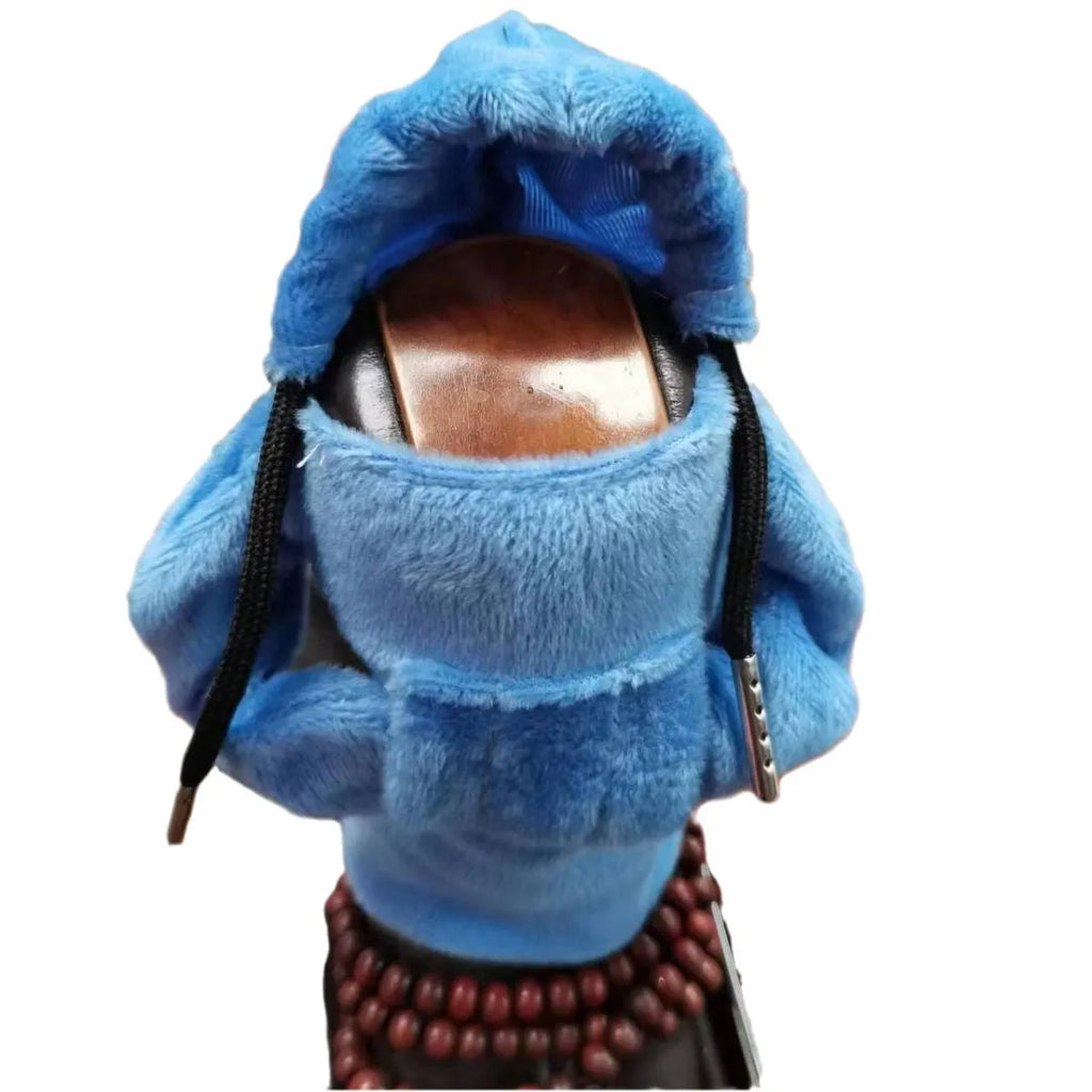 Dutch velvet car gear handle sleeve cover in multiple colours on a gear lever