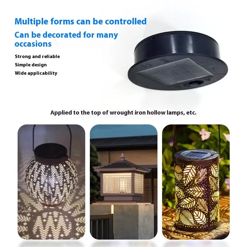 Oval LED battery box accessory for solar lithium highlight lamp, 2x7cm, IP44, three light colour options