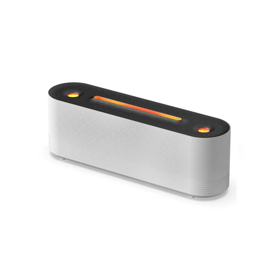 Black Flame Air ultrasonic humidifier diffuser with LED flame lighting emitting cool mist