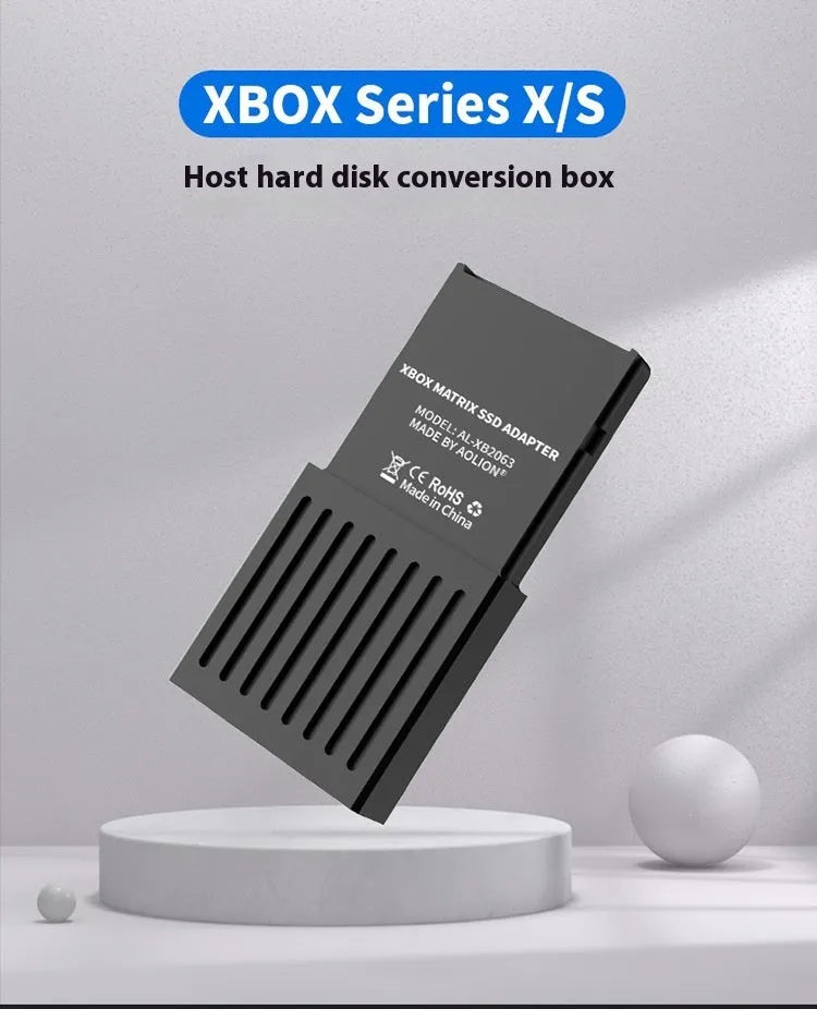 Xbox Series X and S aluminium alloy hard disk switching box with CFexpress to M.2 SSD conversion