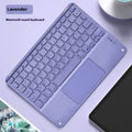 Square hat touch Bluetooth wireless charging keyboard in multiple colour options with plastic and alloy construction