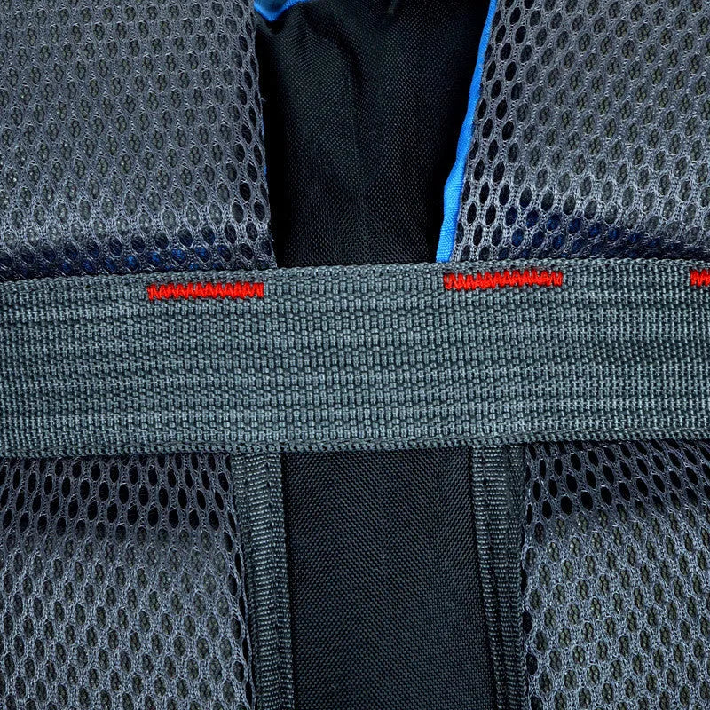 Large square Oxford cloth travel backpack in multiple colours with laptop compartment and adjustable straps