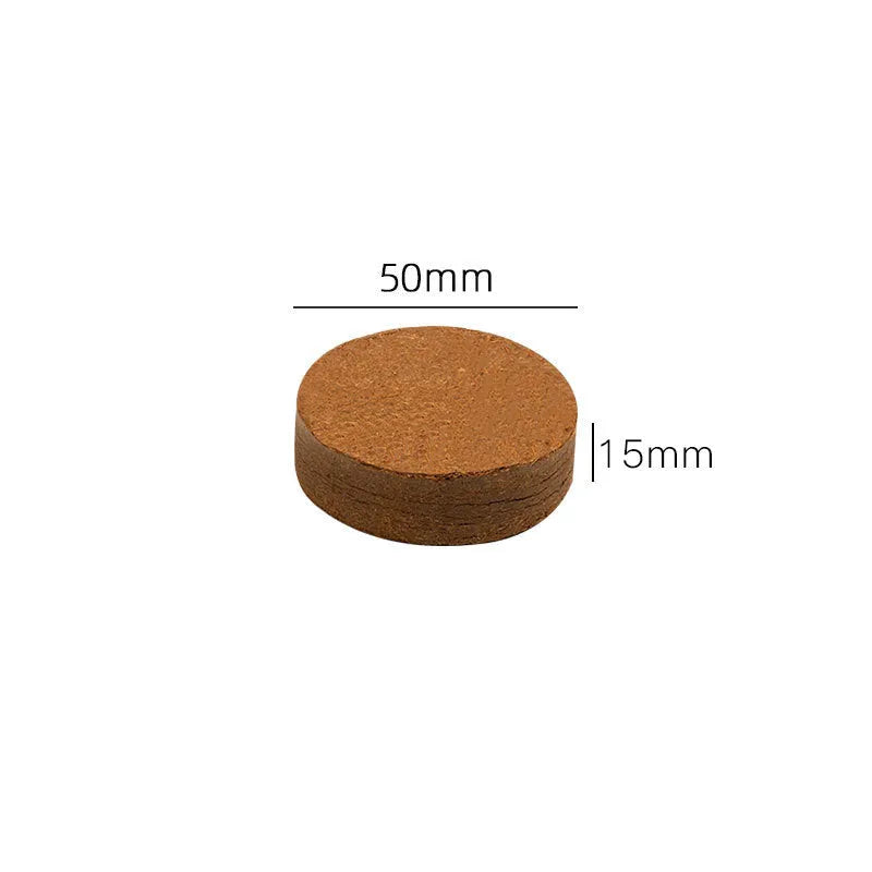 Nutrient soil blocks for vegetable planting and seedling cultivation in various sizes.
