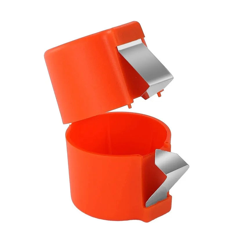 A lightweight egg shell opener and beater kitchen tool in a choice of colours.