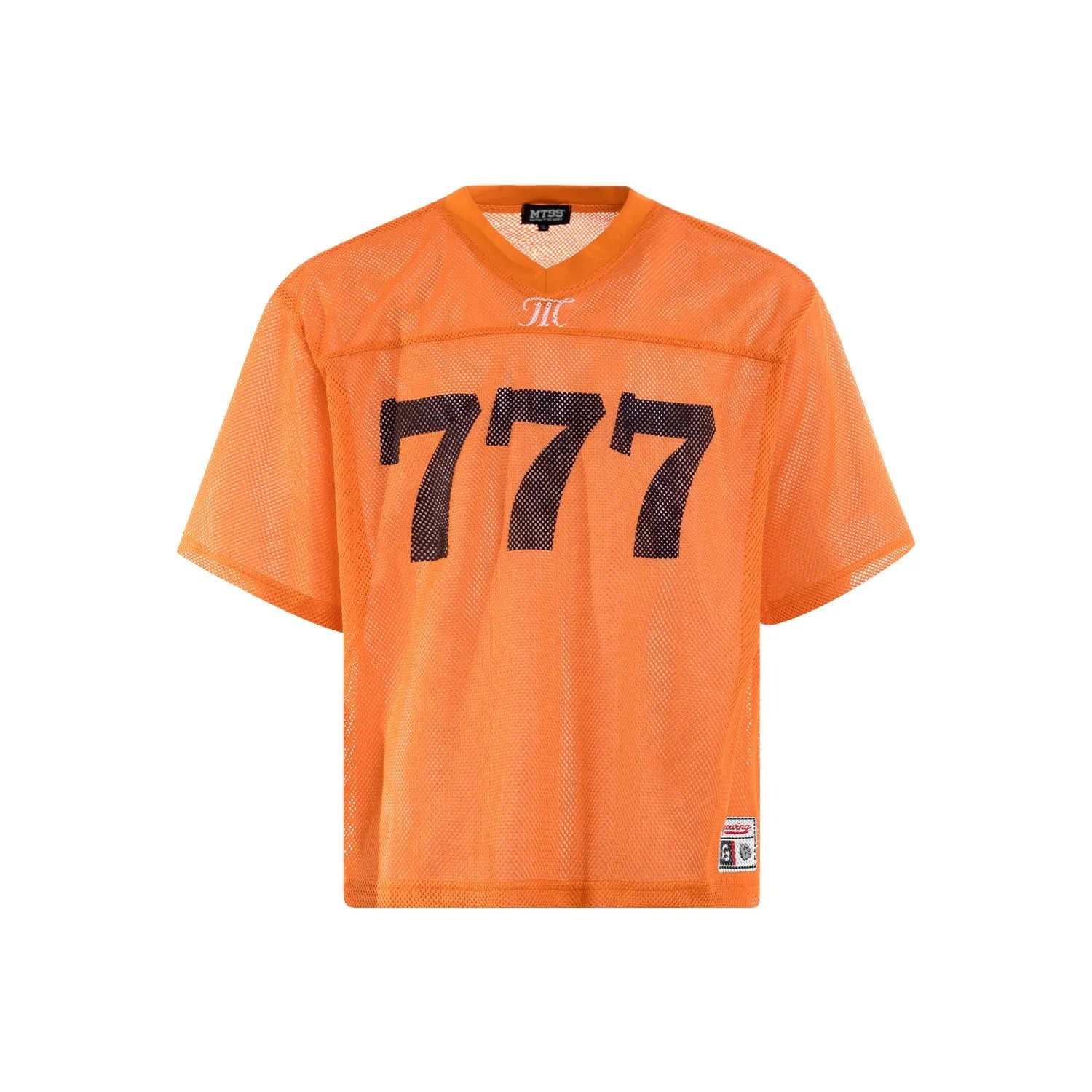 Men's simple loose polyester T-shirt shown in black, white, purple, and orange colour options.