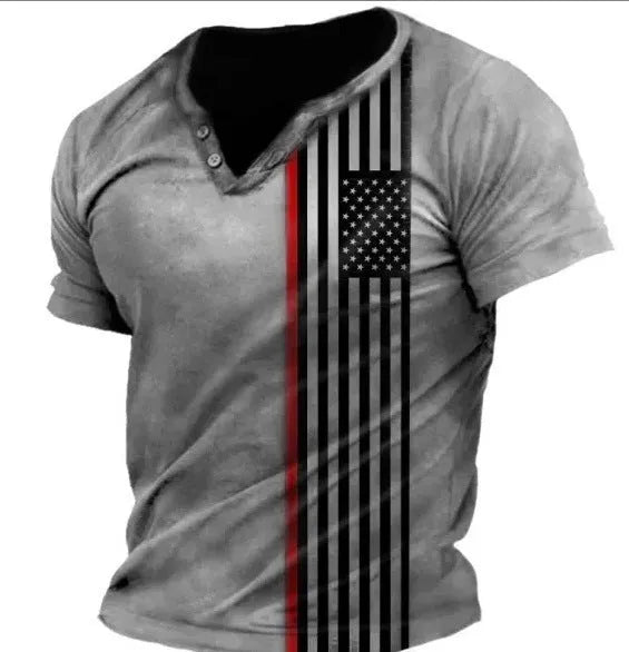 Men's short sleeve sport shirt with simple lapel button in bird eye cloth polyester