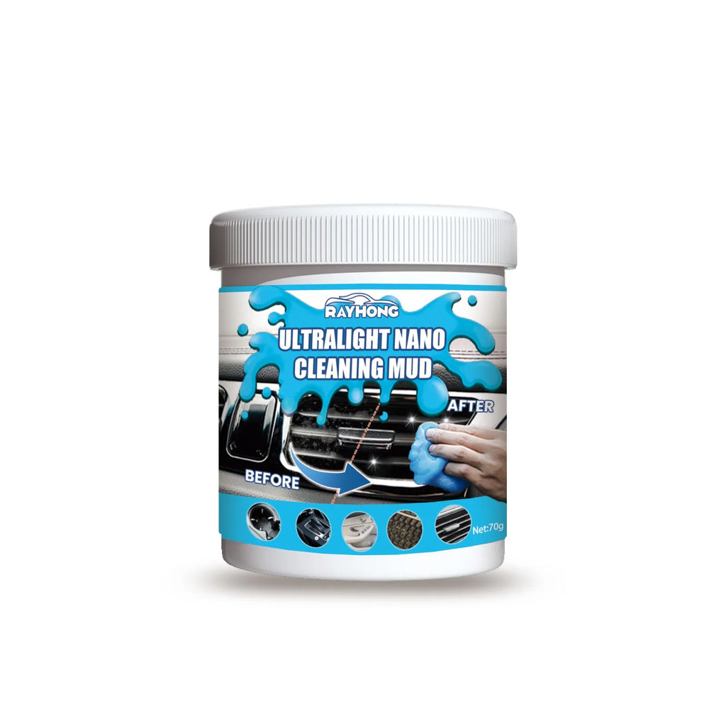 70g car cleaning soft gel for interior dust removal measures 6.2x5.7cm