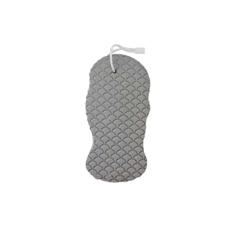 3D fish scale pattern bath sponge exfoliator in multiple colour options including white, grey, pink and light blue