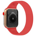 Elastic silicone solid colour watch strap straight 22mm interface for Apple Watch 38/40mm and 42/44mm