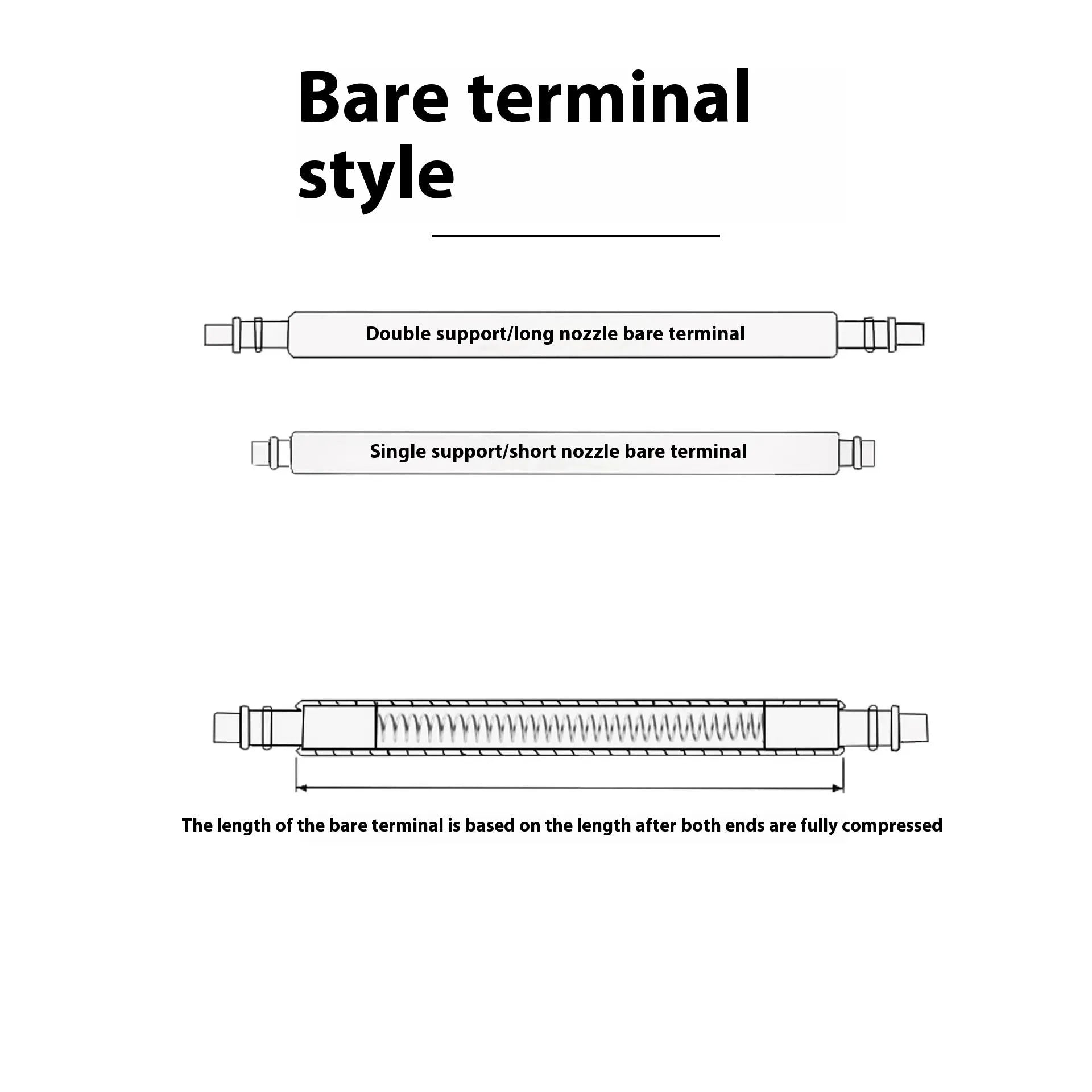 Watch auricular needle spring shaft replacement part for 21mm 22mm 23mm 24mm 25mm 26mm straps
