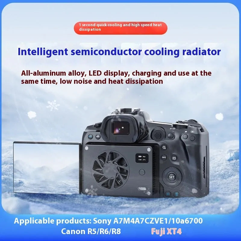 Black aluminium alloy computer radiator with cooling fan measuring 89mm by 52mm by 25.95mm