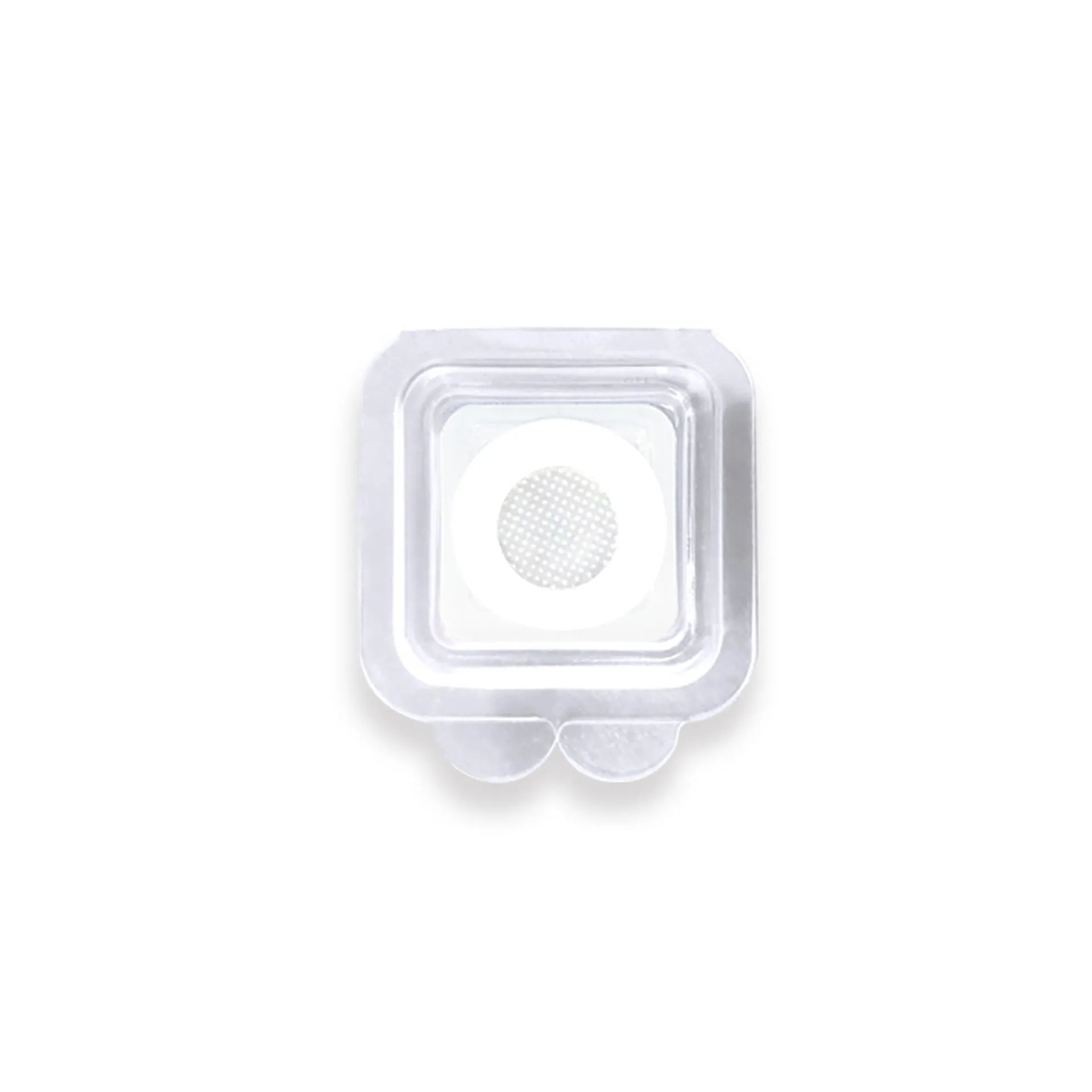 Transparent hydrocolloid microcrystalline acne patches showing single patch and nine-piece pack formats