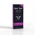 PVC anti snoring nasal dilator in purple, green, red, and blue, with one boxed snoring stopper