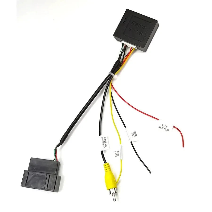 Black pure copper car camera conversion box for Volkswagen Skoda MIB hosts