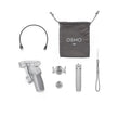 Magnetic smartphone PTZ gimbal stabiliser with battery compartment visible