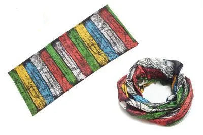 New outdoor variety magic bandana cycling mask neck cover sunscreen 49x24cm polyester, 39 patterns shown in a flat layout