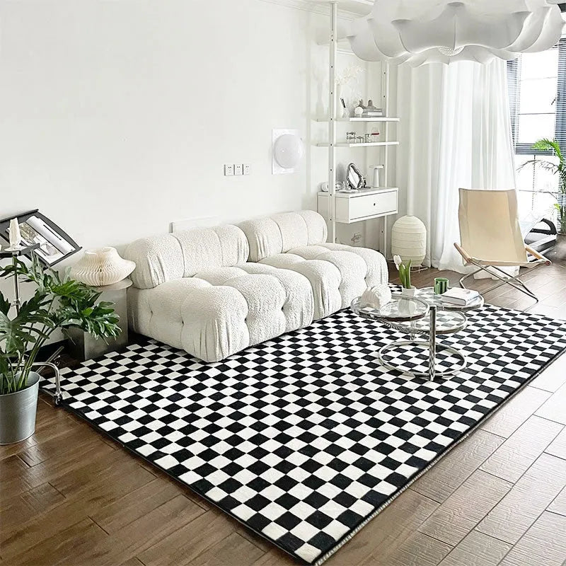 Blended geometric pattern large area mat for living room floor, available in multiple sizes including 160x230cm