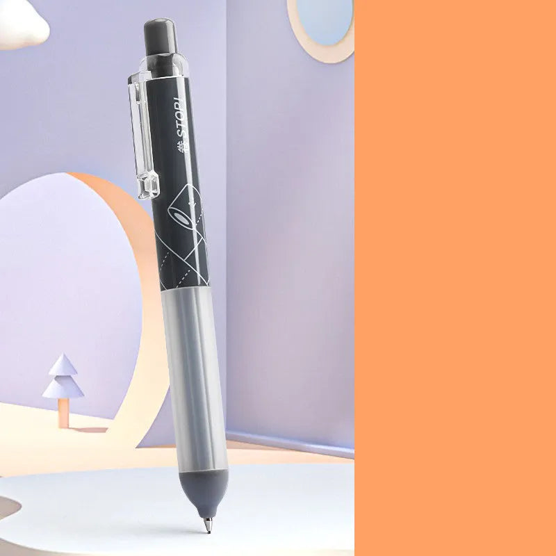White and black automatic pencils with 0.5mm tips and a cloud-shaped grip area.