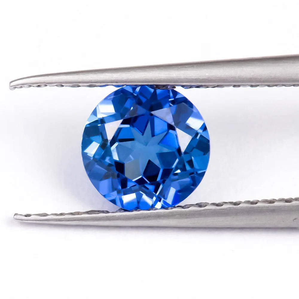 Royal blue love shaped tiara gemstones in various shapes and sizes for jewellery making