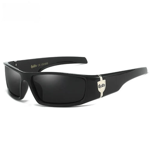 Bandit style West Coast polarized sunglasses G613 model in various colours with box frame