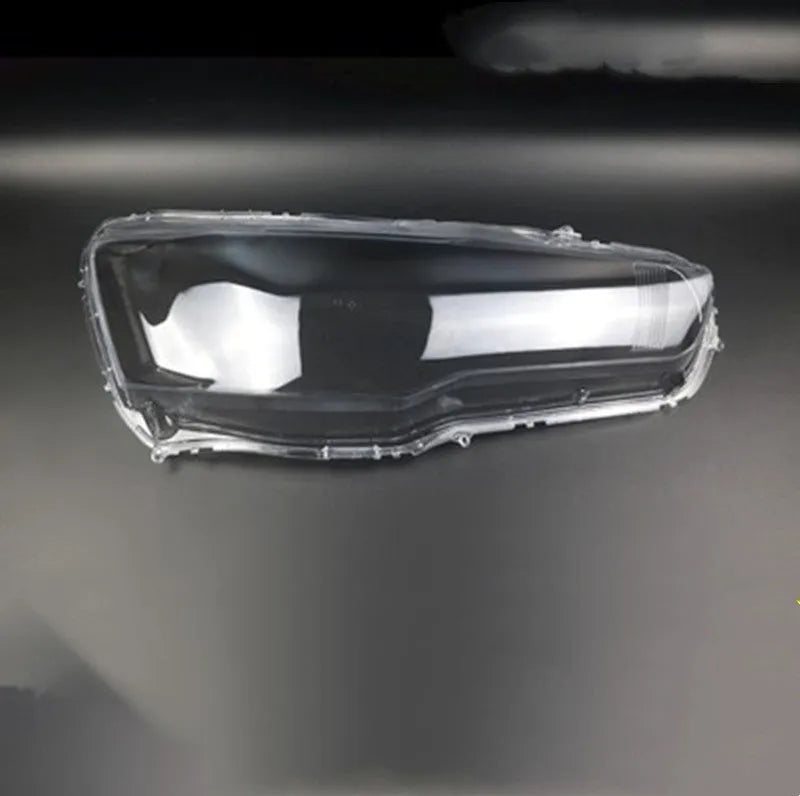 Transparent plastic car headlight housing cover with 50x30x20mm dimensions