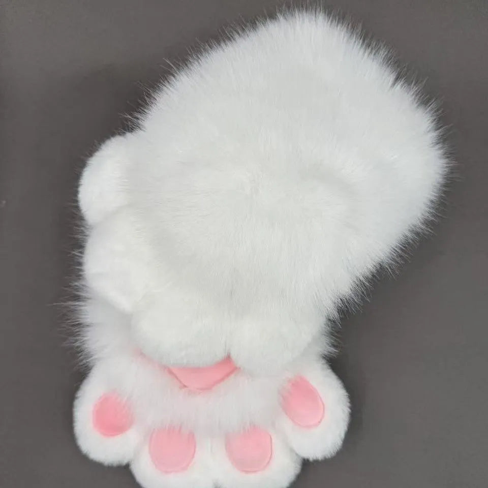 Colourful animal claw cosplay gloves with multiple pad colour options on free size nylon construction
