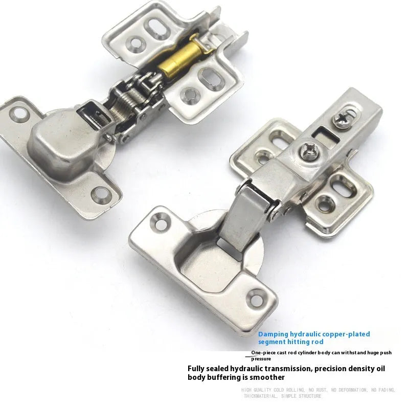 761 cold rolled steel hydraulic cabinet hinge with nickel plating and three bend specifications