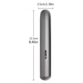Moon shadow grey wireless small hair straightener with tourmaline ceramic plates