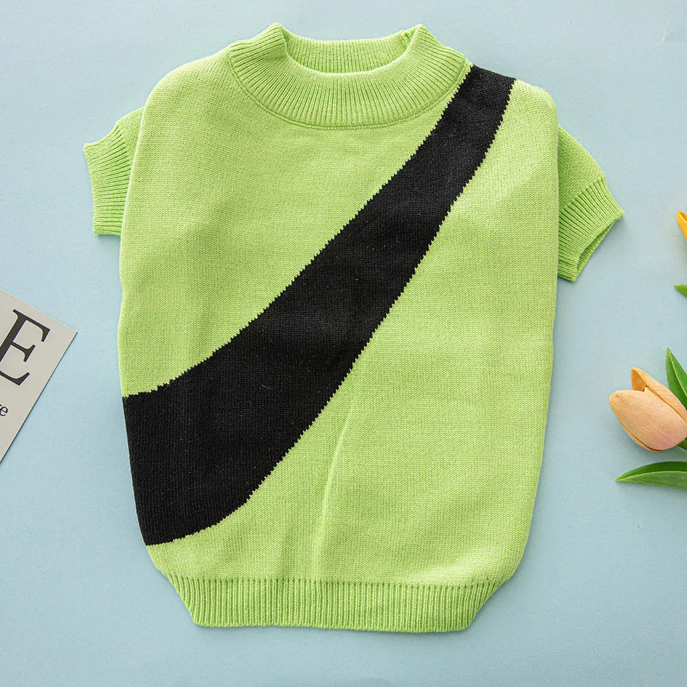 Wool knit dog sweater for small breeds in various colours and sizes