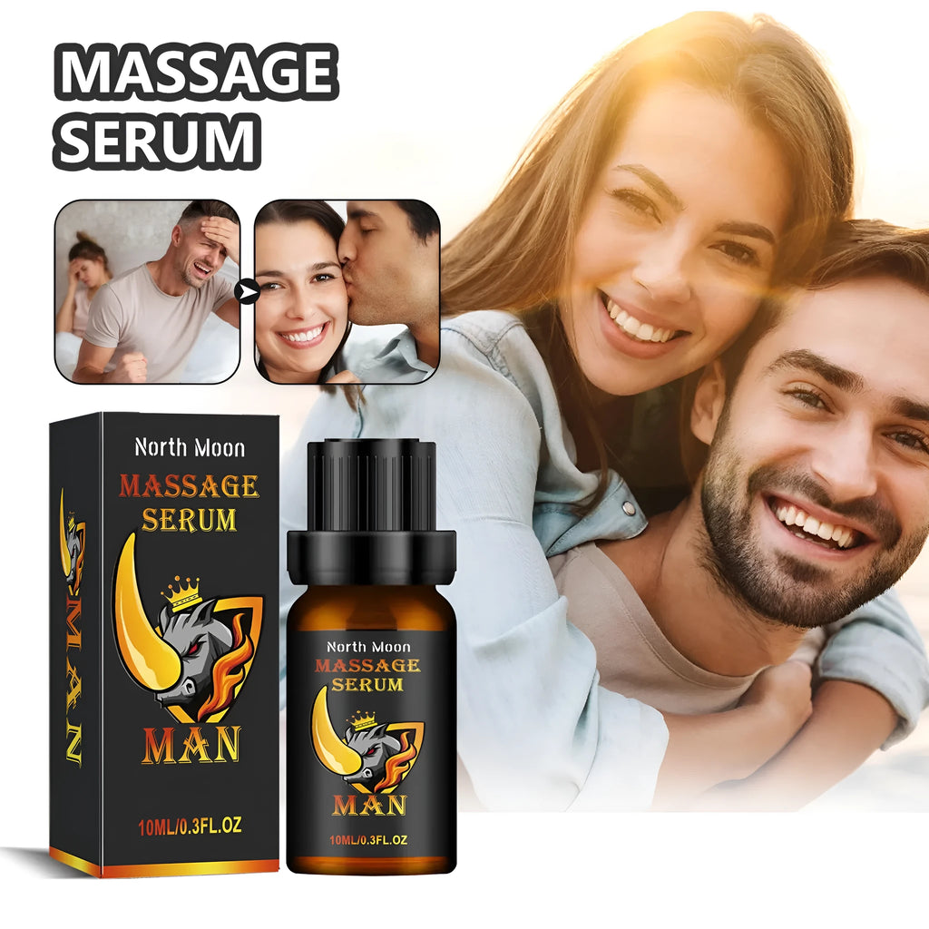 10ml men's endurance vitality massage essential oil bottle with ginger root oil