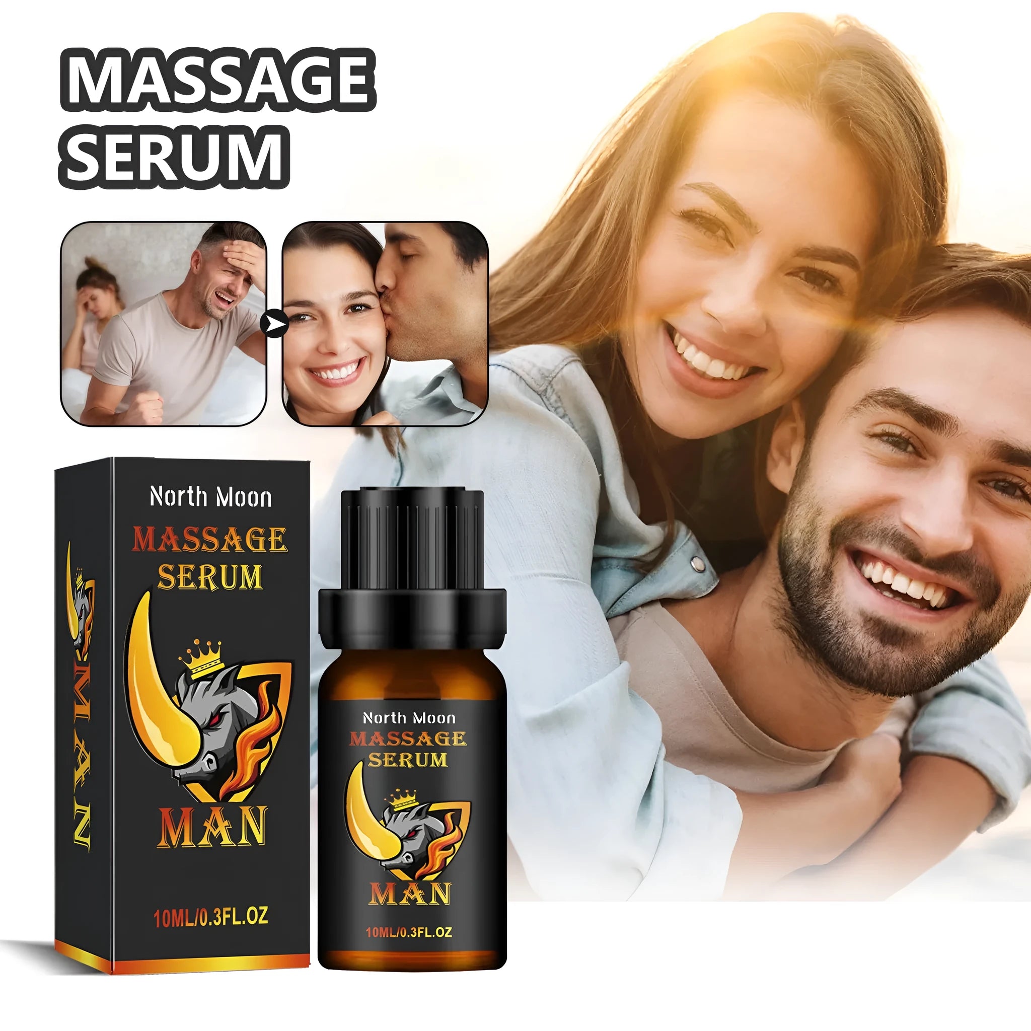 10ml men's endurance vitality massage essential oil bottle with ginger root oil