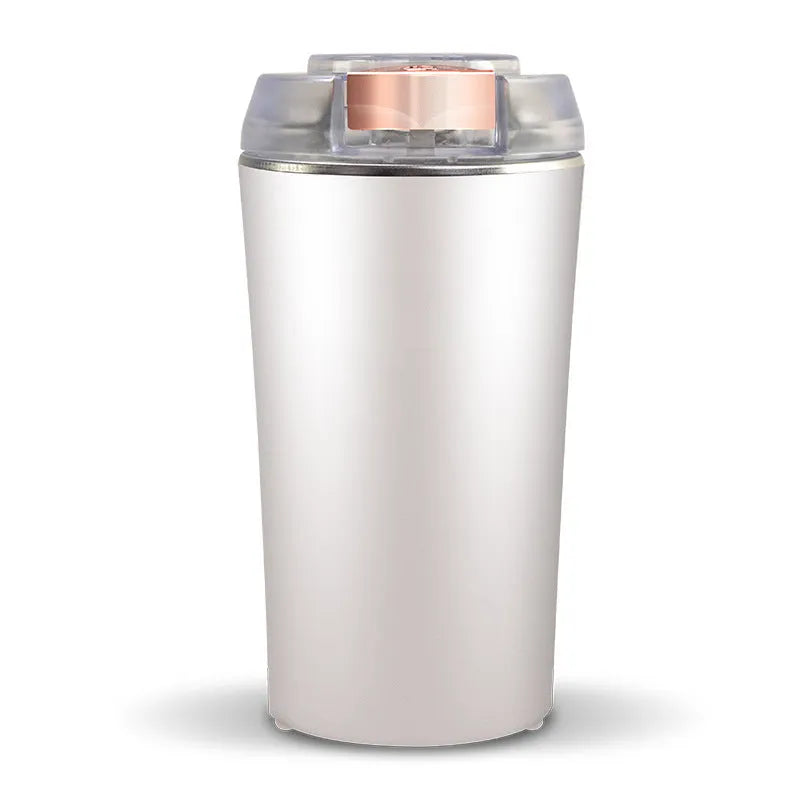 Blue stainless steel mini flour mill and grinder machine for chillies, peppers and grains