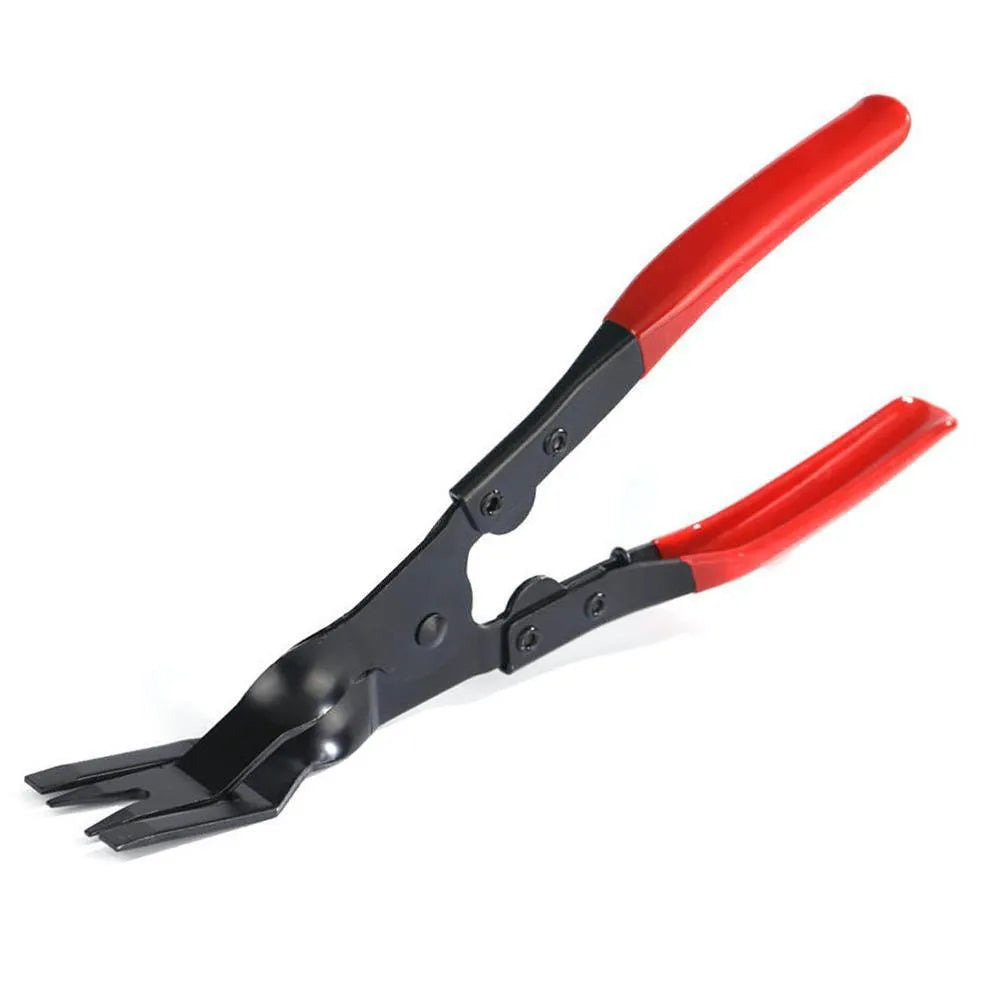 Blue forged steel automotive disassembly pliers with 235mm length for door panel removal