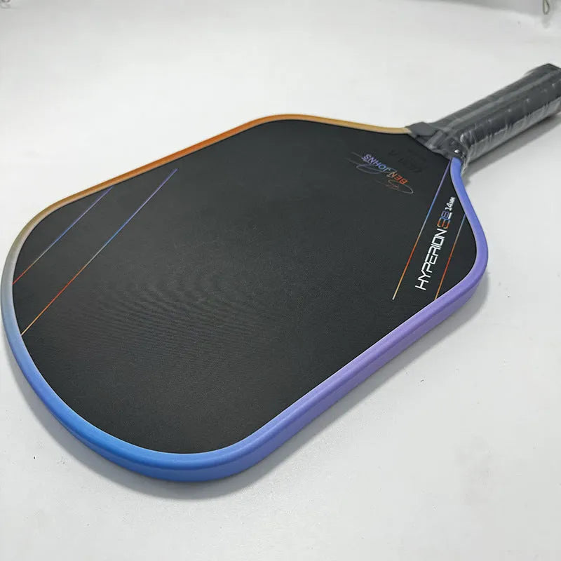 Aurora Multicolor Hyperion 3s pickleball racket with T700 carbon fibre construction and honeycomb core