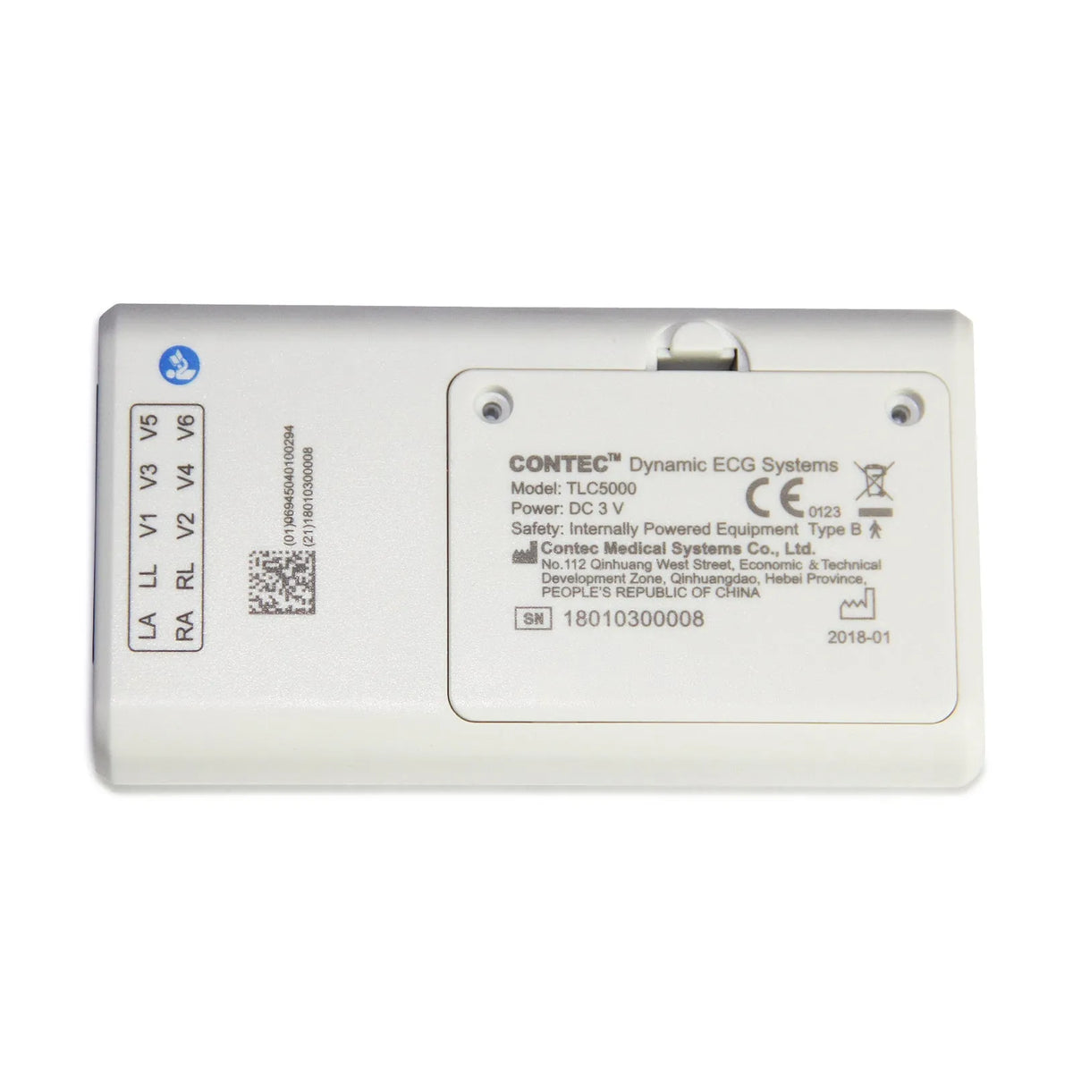 ECG Holter 12 channel 12 lead recorder TLC5000 with lead cable and USB for 24-hour ECG monitoring